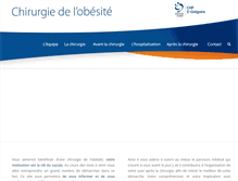 Tablet Screenshot of chirurgie-obesite-ouest.com